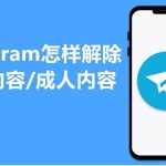 Telegram怎么解除敏感内容限制？|Telegram 中文版