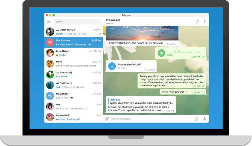 Telegram For Windows电脑版